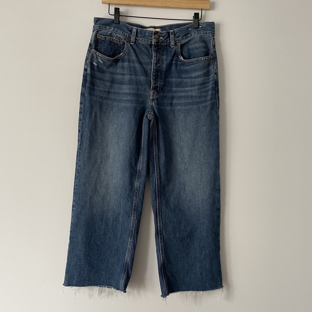 Madewell Low Slung Baggy Crop Jeans Sz 27